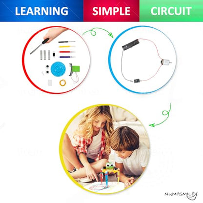 DIY STEM Engineering Educational Toys for Kids 8-12 Arts and Crafts Kits - color: Green- 3 Robotic Sets