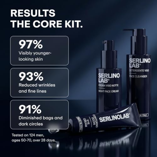 SERLINO LAB essential kit, 3 different items, made in Italy