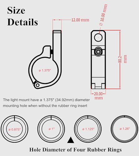 BRCOVAN 2PCS, Metal Light Bar Mounts, Off-Road LED Light Mounting Bracket