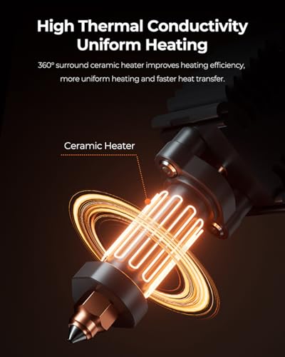 Creality Official Hi Upgrade Hotend Kit, Unicorn Quick Swap Nozzle Kit, High Temperature Resistant, All-Metal Integrated Design Kit for Creality Hi 3D Printer - style: Hi Combo