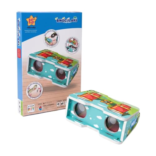 STEM DIY Binoculars Kit - Build & Explore Optics, Astronomy - style: Binoculars