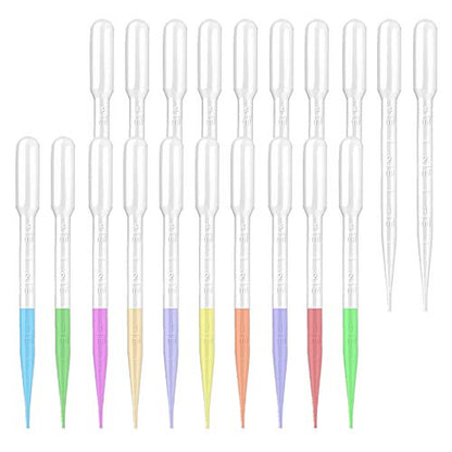 moveland 25PCS 3ML Plastic Dropper Pipettes for Essential Oils, Home Use - size: 3 ML