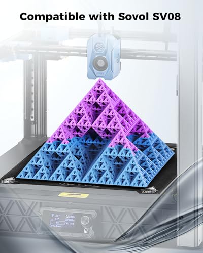 Sovol SV08 Flexible Steel Platform with PEI Surface 355x355mm - size: 355*355mm