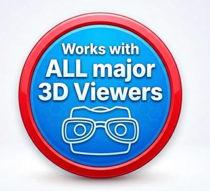 WARM FUZZY Viewfinder Reels Trains | 3 Reels & 21 HD 3D Images - color: Trains