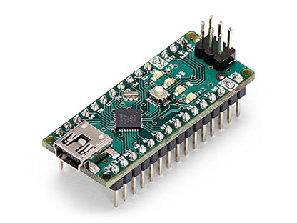 Arduino Nano [A000005] - Compact ATmega328P Microcontroller with 22 Digital I/O Pins, 8 Analog Inputs, USB Connectivity, and Arduino IDE Compatibility for Prototyping and DIY Projects