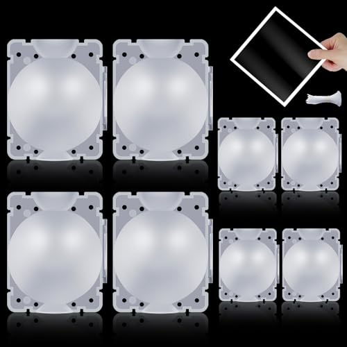 SupKing 8 Pcs Plant Rooting Grow Propagation Ball,Air Layering Kit,Clear Assisted Cutting Rooting,Reusable Plant Rooting Device,High Pressure Ball Grafting Device Root Box for Plants Rose. - size: Small+Medium