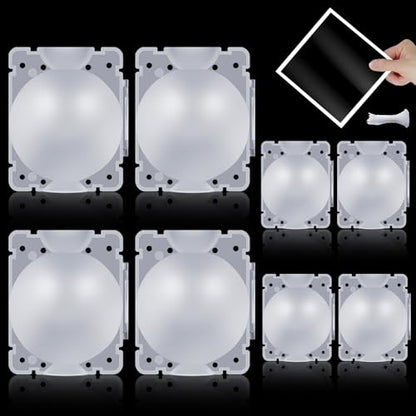 SupKing 8 Pcs Plant Rooting Grow Propagation Ball,Air Layering Kit,Clear Assisted Cutting Rooting,Reusable Plant Rooting Device,High Pressure Ball Grafting Device Root Box for Plants Rose. - size: Small+Medium