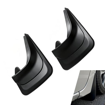 2 PCS Car Mud Flaps, Splash-Proof Mud Splash Guards Tire Protector, Front and Rear Mudguard Replacement, Universal for Most SUVs (Black# M) - color: Black #M