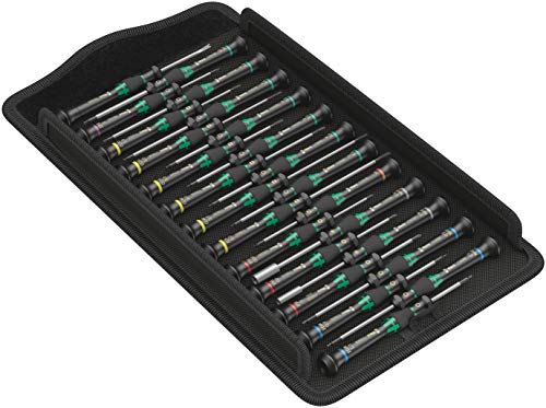 Wera - 5134000001 Kraftform Micro Precision Big Pack 1 Screwdriver Set for Electronic Applications, 25 Pieces