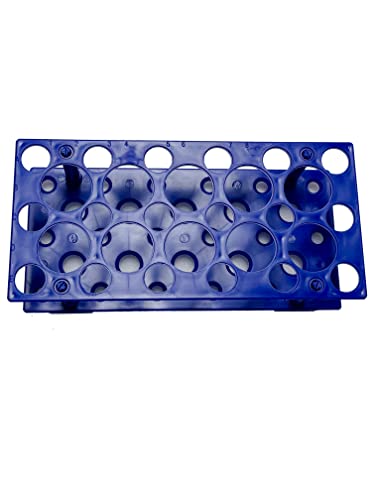 3PCS 28 Well Centrifuge Tube Rack for 10ml/15ml/50ml Laboratory Plastic Tube Rack Holder Colors Light Blue, Orange, Deep Blue - color: Deep Blue, Orange, Light Blue