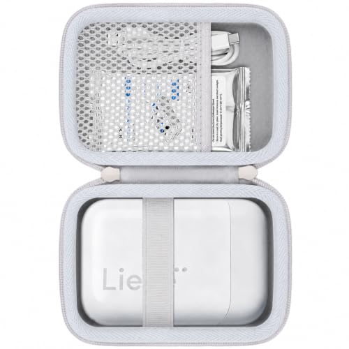 khanka Hard Case for Liene 2x3” Photo Printer- Mini Instant Photo,White - color: White, style: for 2x3" K100