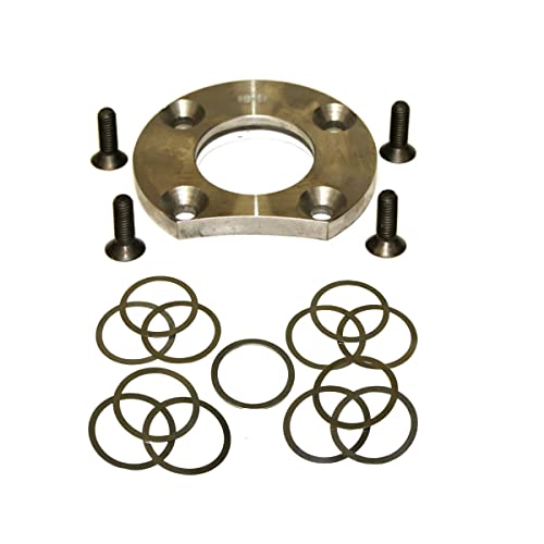 Bearing Retainer Set, T5144 E5ZZ7195A E5ZZ-7195A Billet Steel Cluster Support Plate & Shim Kit Compatible with Ford/with GM/with Chevy T5 World Class HD