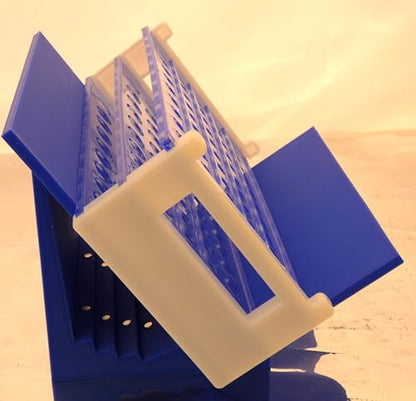 Slant Test Tube Rack for Making Slant Agar Tubes, Stand with Adjustable Tilting Angles