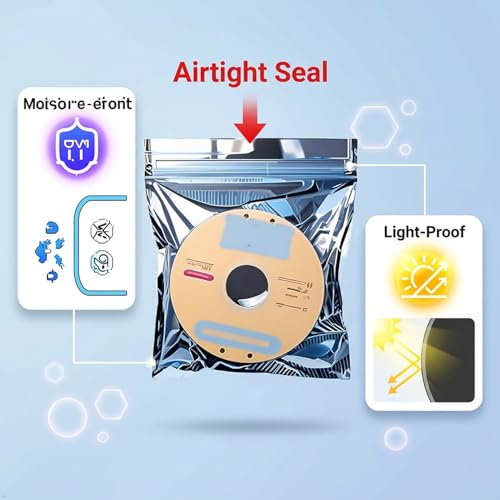 20 Pack 3D Printer Filament Storage Bags with Electric Vacuum Pump Kit