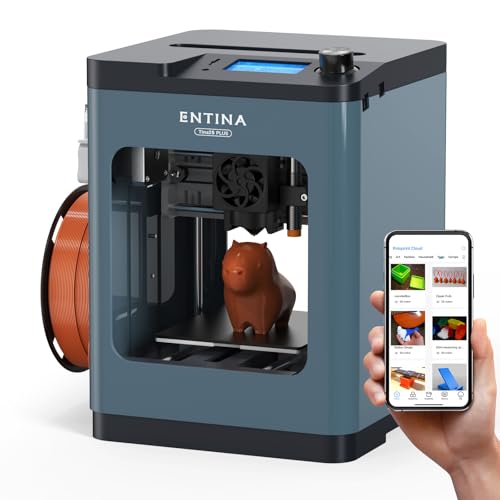 Entina Tina2 Plus 3D Printer, 250mm/s Fast Printing, WiFi App Control - color: Deep Blue