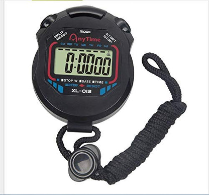 Stopwatch Digital Handheld Multi-Function Professional Handheld Electronic Digital LCD Chronograph Timer Stopwatch Sportwatch