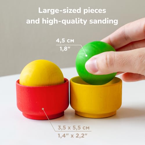 Ulanik Balls in Nests Starter Kit Montessori Toys for 1 Year Old