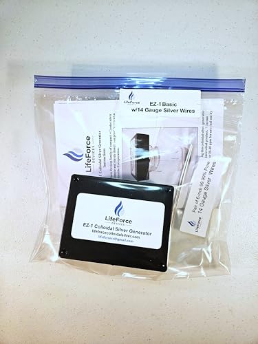 EZ-1 Basic Silver Generator Package by LifeForce Devices (14-Gauge) - size: 1 Count (Pack of 1)