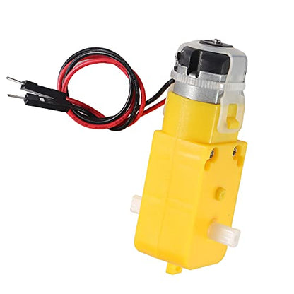 16PCS DC Electric Gear TT Motor DC 3V-6V Prewired Gear Motor Dual Shaft Intelligent Car Chassis for DIY Smart Car Robot Aircraft Toys/Robotic Body/Four-Wheel Drive Toy Car - color: 16pcs