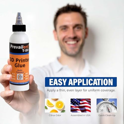 3D Printer Bed Adhesive Prevailent T-80-4 fl oz (118ml)