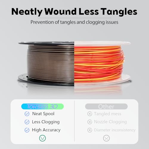 Silk Dual Color Blue Red PLA 1.75mm 1kg Shiny 3D Printer Filament FDM AMS - color: A_pla-2ssc-02 Silk Blue+red