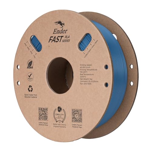 Creality Rapid PLA 3D Printer Filament, Grey, 1‑Pack, 1KG Total - color: Grey
