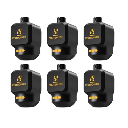 IdeaFormer-3D 6Pcs P2S Silicone Socks for Bambu Lab, High Temperature P2S Hotend Nozzle Silicone Cover with Identification Code for Bambu Lab P2S Protecting Extruder Nozzle Parts
