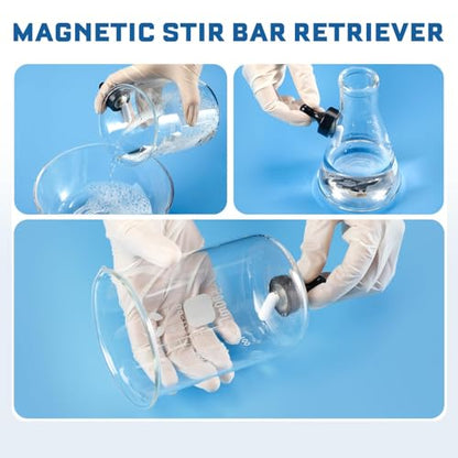 Magnetic Stirrer Set Corrosion-Resistant Magnetic Stir Plate (Non-Heating) - style: Square Stirrer Set