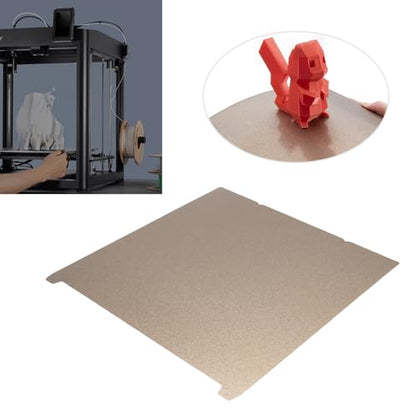 3D Printer Build Plate for Ender-5 Maximum, 415 x 415mm Double Sided Texture PEI Sheet 3D Printer Bed Platform, 3D Printer Build Heated Bed Cover