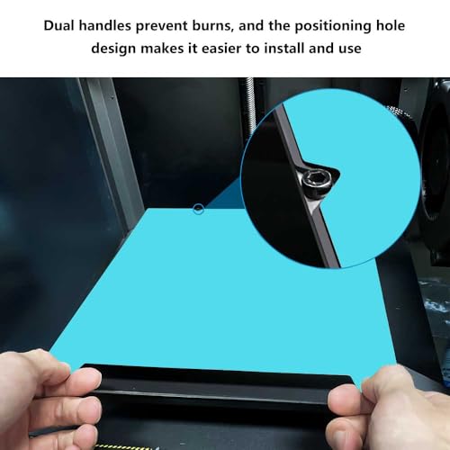 Cold Build Plate 235mm*235mm for Adventurer 5M Pro/5X/Ender 3 V3 SE/3 V2/3 S1 Pro/3 V2 Neo/3 Pro/Ender 5 Pro/Kobra 2 Pro/Neptune 3 Pro/4，Light Blue，Room Temperature Printing - size: Cold Plate K1-235*235mm