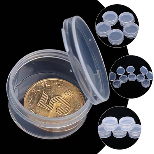 ULTECHNOVO 25 Soil Jars Round Sample Containers 0.98 X 0.98 X 0.47 in