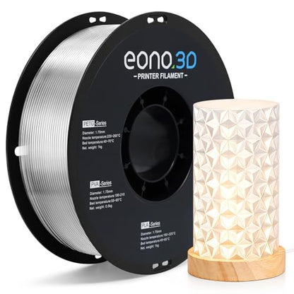 PETG Filament 1.75mm Transparent 1kg for 3D Printing - color: Transparent Petg 1kg