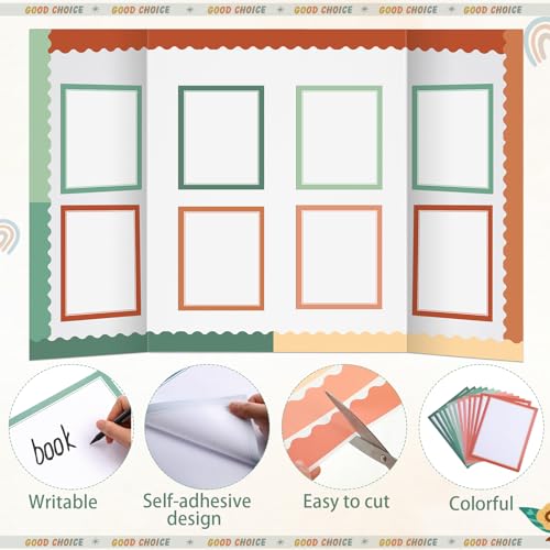 90 Pcs Science Fair Board Supplies Trifold Poster Boards, Bohemia - color: Bohemia