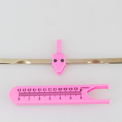 ECG EKG Calipers, Precision Wave Measuring Divider (Pink) - color: Pink