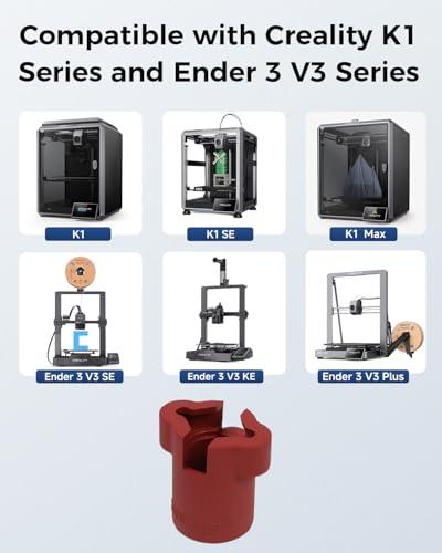 Creality Official K1 SE Silicone Sock, 4 PCS Heater Block Silicone Cover for Creality K1 SE/K1/K1 Max/Ender 3 V3 SE/Ender 3 V3 KE/Ender 3 V3 Plus/CR 10 SE - style: K1 Series