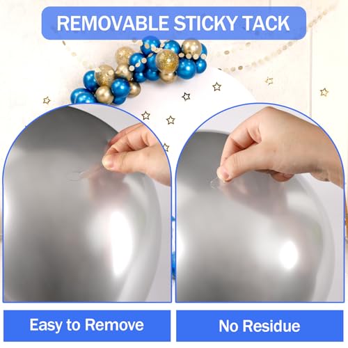 JANYUN 140 Pcs Mounting Putty, Double Sided Sticky Dots Poster Putty Clear - size: 20x10mm Square 140pcs