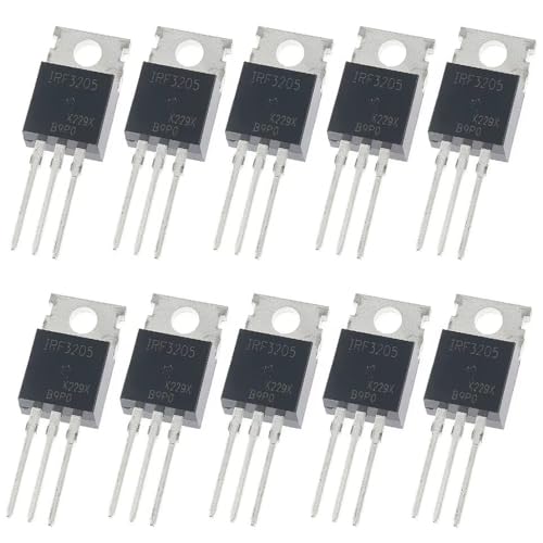 10PCS IRF3205 Power N-Channel MOSFET Transistor 55V 110A TO-220 - color: IRF3205-TO-220-10pcs