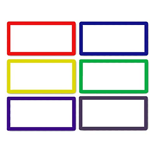 36Pcs Magnetic Name Tags Small Thick Dry Erase Magnet Labels Writable Wipable Mini Magnetic Tapes Strips for Classroom Office Calendar Whiteboards Shelf Garage Fridge, 2.1x1.2 - size: Small - 2.1x1.2" - 36 Pcs