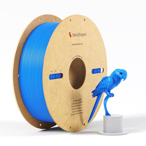 NextShapes PETG 3D Printer Filament 1.75mm,1KG Cardboard Spool - color: Cyan