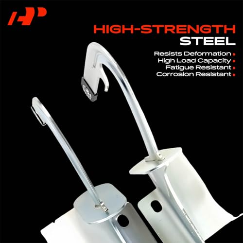 A-Premium Set of 2 Front Driver and Passenger Hood Hinges