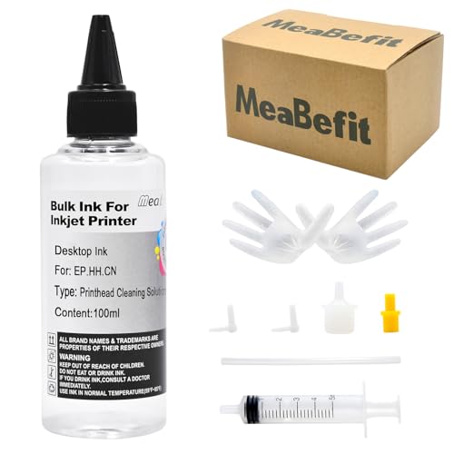 Printhead Cleaning Kit Compatible for HP Canon Inkjet Printers,Works with 8620 8610 8600 6830 6712 6700 6600 6500 5520 940 920 Pro 6968 Pro 6835 etc,Printer Nozzle Cleaner (1 Pack)