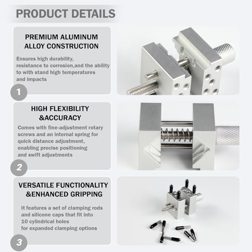 Tabletop Mini Vise, Multi-Function Clamp for Crafts&Jewelry Repair - style: Advanced Version