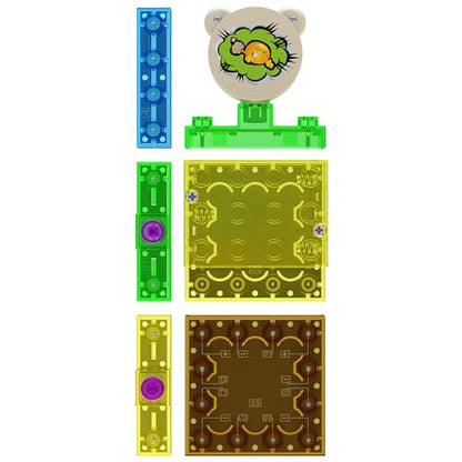 E-Blox Building Blocks STEM Circuit Kit, Build Your Own Burp & Fart Machine, Add Funny Sounds to Brick & Structure Science Projects, Birthday & Gag Gift, Boys, Girls, 5+