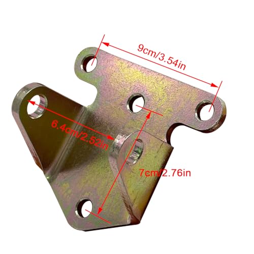 Solid Steel Motor Mounts Kit with Bolts for Chevy SBC V8, Pair