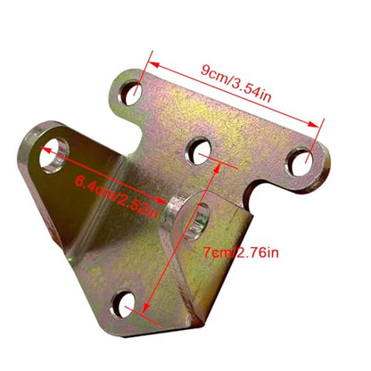 Solid Steel Motor Mounts Kit with Bolts for Chevy SBC V8, Pair