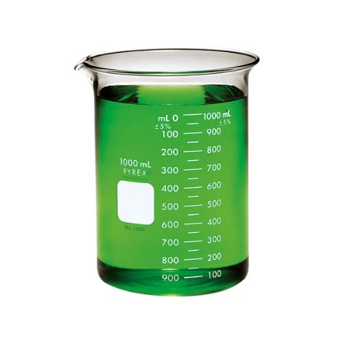 PYREX Griffin Low Form 1L Beaker 1000-1L (Single)