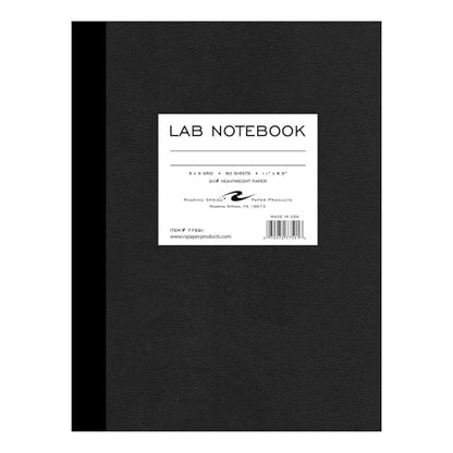 ROARING SPRING Lab Notebook, 120 Pages, 11" x 8.5", 5x5 Grid Ruled White Paper, Single Copy, Made In USA - style: Single Book