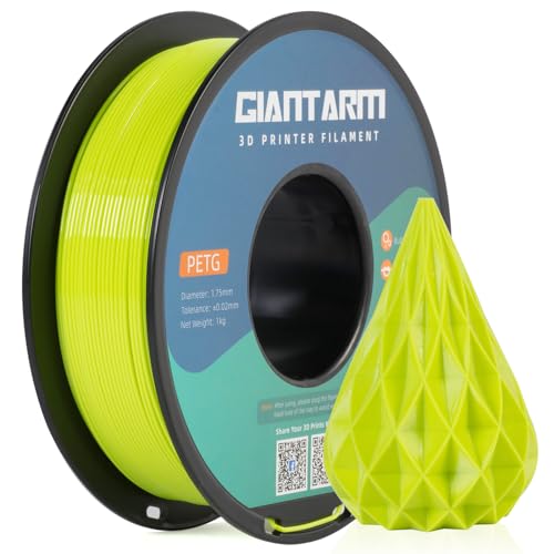 GIANTARM PETG Filament 1.75mm for 3D Printer, 1KG, Apple Green - color: Apple Green
