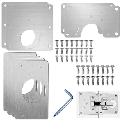 Cabinet Hinge Repair Plate,Hinge Repair Plate Kit,Cabinet Repair Board