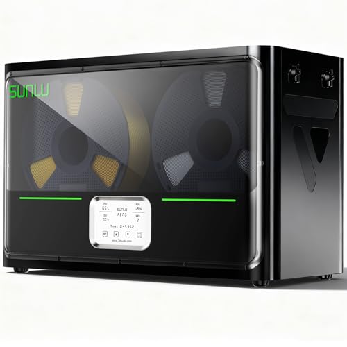 SUNLU Official Filament Dryer S4, for Nylon TPU PLA PETG ABS, (Black) - style: Dry Box-S4 FilaDryer Black